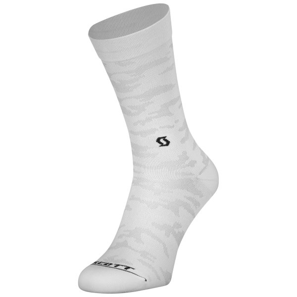 Scott Trail Camo Crew Sock white/black XL (45-47)