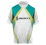 Scott Shirt JR Race white lime green